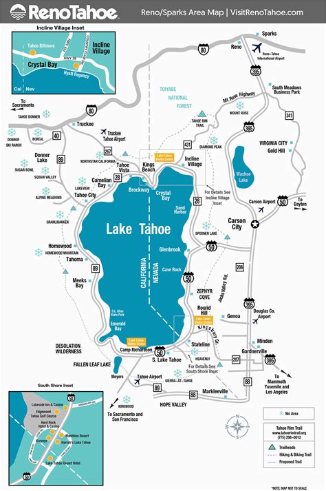 Tahoe casino strip mapa